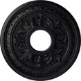 thumbnail image 1 of Ekena Millwork 15 3/8"OD x 4 1/4"ID x 1 1/2"P Baltimore Ceiling Medallion (Fits Canopies up to 5 1/2"), Hand-Painted Steel Gray, 1 of 6