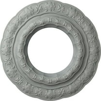 Ekena Millwork 15 3/8"OD x 7"ID x 1"P Lisbon Ceiling Medallion (Fits Canopies up to 7")