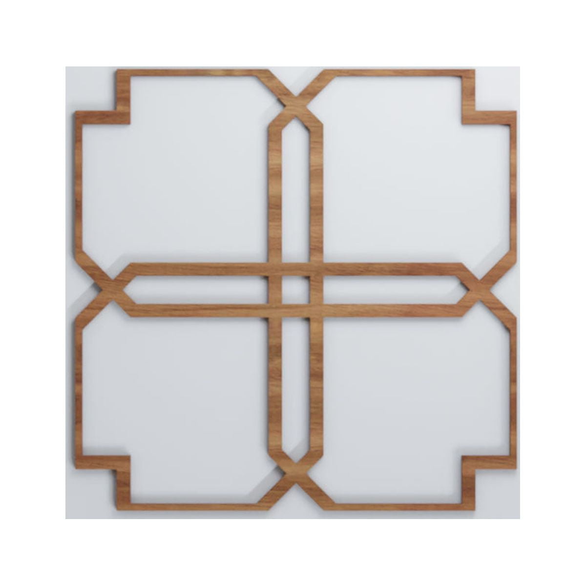 Walnut Textured Decorative Fretwork Wood Wall Panels