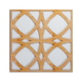 thumbnail image 1 of Ekena Millwork 15 3/8"W x 15 3/8"H x 1/4"T Medium Fleetwood Decorative Fretwork Wood Wall Panels, Alder, 1 of 18