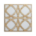 thumbnail image 1 of Ekena Millwork 15 3/8"W x 15 3/8"H x 1/4"T Medium Fleetwood Decorative Fretwork Wood Wall Panels, Red Oak, 1 of 18