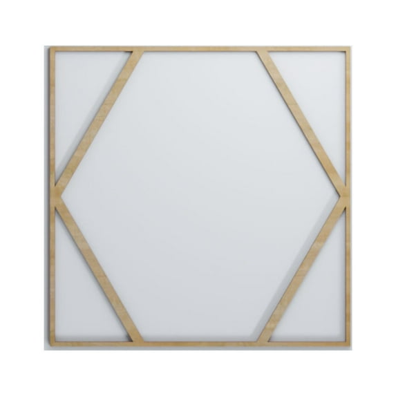 Ekena Millwork 15 3/8"W x 15 3/8"H x 1/4"T Medium Fraser Decorative Fretwork Wood Wall Panels, Hickory