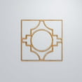 thumbnail image 1 of Ekena Millwork 15 3/8"W x 15 3/8"H x 1/4"T Medium Gypsum Decorative Fretwork Wood Wall Panels, Alder, 1 of 18
