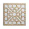 thumbnail image 1 of Ekena Millwork 15 3/8"W x 15 3/8"H x 1/4"T Medium Harlingen Decorative Fretwork Wood Wall Panels, Red Oak, 1 of 18