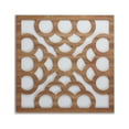 thumbnail image 1 of Ekena Millwork 15 3/8"W x 15 3/8"H x 1/4"T Medium Harlingen Decorative Fretwork Wood Wall Panels, Walnut, 1 of 18
