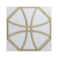thumbnail image 1 of Ekena Millwork 15 3/8"W x 15 3/8"H x 1/4"T Medium Haswell Decorative Fretwork Wood Wall Panels, Birch, 1 of 18