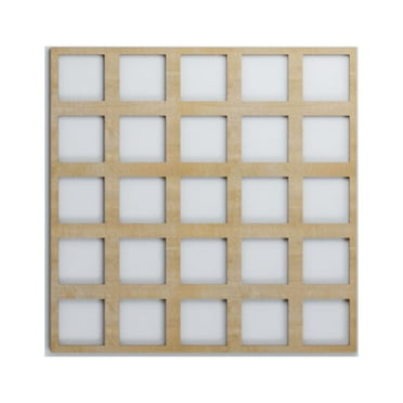 Ekena Millwork 15 3/8"W x 15 3/8"H x 1/4"T Medium Manchester Decorative Fretwork Wood Wall Panels, Birch