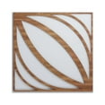 thumbnail image 1 of Ekena Millwork 15 3/8"W x 15 3/8"H x 1/4"T Medium Otis Decorative Fretwork Wood Wall Panels, Walnut, 1 of 18