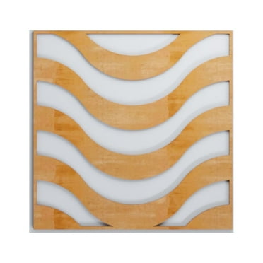 Ekena Millwork 15 3/8"W x 15 3/8"H x 1/4"T Medium Parker Decorative Fretwork Wood Wall Panels, Alder