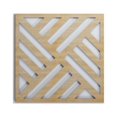 thumbnail image 1 of Ekena Millwork 15 3/8"W x 15 3/8"H x 3/8"T Medium Allen Decorative Fretwork Wood Wall Panels, Hickory, 1 of 3