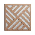 thumbnail image 1 of Ekena Millwork 15 3/8"W x 15 3/8"H x 3/8"T Medium Allen Decorative Fretwork Wood Wall Panels, Wood (Paint Grade), 1 of 3