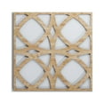 thumbnail image 1 of Ekena Millwork 15 3/8"W x 15 3/8"H x 3/8"T Medium Fleetwood Decorative Fretwork Wood Wall Panels, Red Oak, 1 of 3