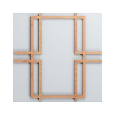 Ekena Millwork 15 3/8"W x 15 3/8"H x 3/8"T Medium Granby Decorative Fretwork Wood Wall Panels, Cherry