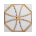 thumbnail image 1 of Ekena Millwork 15 3/8"W x 15 3/8"H x 3/8"T Medium Haswell Decorative Fretwork Wood Wall Panels, Alder, 1 of 2