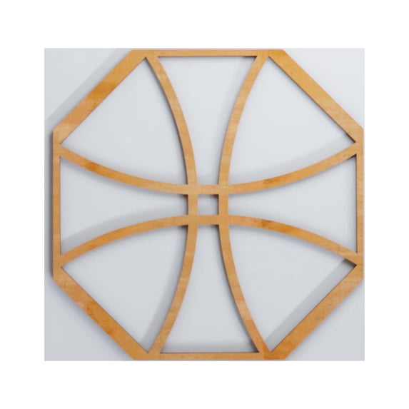 Ekena Millwork 15 3/8"W x 15 3/8"H x 3/8"T Medium Haswell Decorative Fretwork Wood Wall Panels, Alder