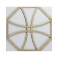 thumbnail image 1 of Ekena Millwork 15 3/8"W x 15 3/8"H x 3/8"T Medium Haswell Decorative Fretwork Wood Wall Panels, Birch, 1 of 2