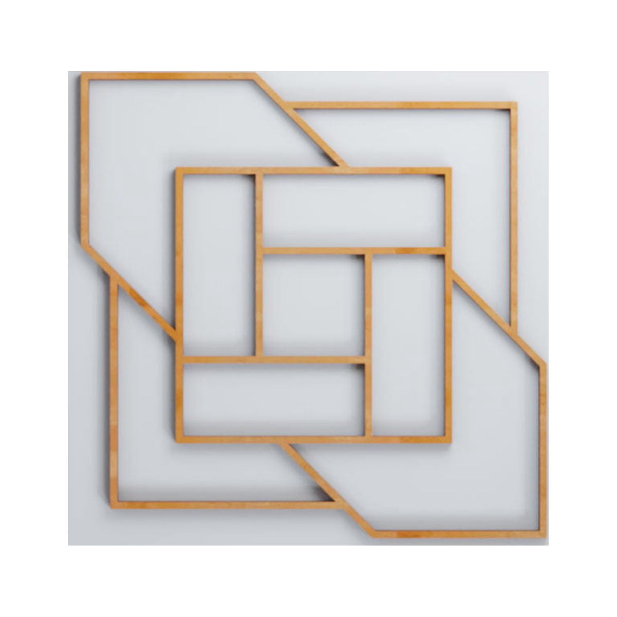 Ekena Millwork 15 3/8"W x 15 3/8"H x 3/8"T Medium Loveland Decorative Fretwork Wood Wall Panels, Alder
