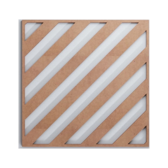 Ekena Millwork 15 3/8"W x 15 3/8"H x 3/8"T Medium Rothwell Decorative Fretwork Wood Wall Panels, Wood (Paint Grade)