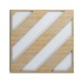 thumbnail image 1 of Ekena Millwork 15 3/8"W x 15 3/8"H x 3/8"T Medium Strymon Decorative Fretwork Wood Wall Panels, Hickory, 1 of 2