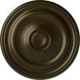 thumbnail image 1 of Ekena Millwork 15 7/8"OD x 1 1/2"P Kepler Traditional Ceiling Medallion (For Canopies up to 3 3/4"), Hand-Painted Green Gold, 1 of 5