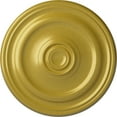 thumbnail image 1 of Ekena Millwork 15 7/8"OD x 1 1/2"P Kepler Traditional Ceiling Medallion (For Canopies up to 3 3/4"), Hand-Painted Rich Gold, 1 of 5