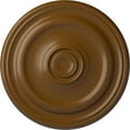 thumbnail image 1 of Ekena Millwork 15 7/8"OD x 1 1/2"P Kepler Traditional Ceiling Medallion (For Canopies up to 3 3/4"), Hand-Painted Smokey Topaz, 1 of 5