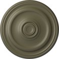 thumbnail image 1 of Ekena Millwork 15 7/8"OD x 1 1/2"P Kepler Traditional Ceiling Medallion (For Canopies up to 3 3/4"), Hand-Painted Spartan Stone, 1 of 5