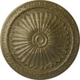 thumbnail image 1 of Ekena Millwork 15"OD x 1 3/4"P Alexa Ceiling Medallion (Fits Canopies up to 3"), Hand-Painted Mississippi Mud Crackle, 1 of 7