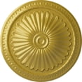 thumbnail image 1 of Ekena Millwork 15"OD x 1 3/4"P Alexa Ceiling Medallion (Fits Canopies up to 3"), Hand-Painted Rich Gold, 1 of 7