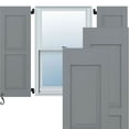 thumbnail image 1 of Ekena Millwork 15"W x 32"H Americraft Two Equal Raised Panel Exterior Real Wood Shutters (Per Pair), Ocean Swell, 1 of 10