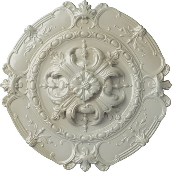 Ekena Millwork 16 1/2"OD x 2 3/8"P Southampton Ceiling Medallion, Hand-Painted Flash Blue