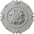 thumbnail image 1 of Ekena Millwork 16 1/2"OD x 2 3/8"P Southampton Ceiling Medallion, Hand-Painted Frost, 1 of 6