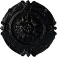 thumbnail image 1 of Ekena Millwork 16 1/2"OD x 2 3/8"P Southampton Ceiling Medallion, Hand-Painted Jet Black, 1 of 6