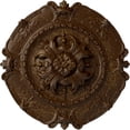 thumbnail image 1 of Ekena Millwork 16 1/2"OD x 2 3/8"P Southampton Ceiling Medallion, Hand-Painted Root Beer Crackle, 1 of 6