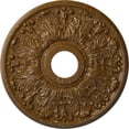 thumbnail image 1 of Ekena Millwork 16 1/2"OD x 3 5/8"ID x 1 1/8"P Apollo Ceiling Medallion (Fits Canopies up to 5 5/8"), Hand-Painted Smokey Topaz Crackle, 1 of 6