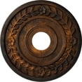 thumbnail image 1 of Ekena Millwork 16 1/4"OD x 3 5/8"ID x 1"P Wreath Ceiling Medallion (Fits Canopies up to 5 1/2"), Hand-Painted Rust, 1 of 6