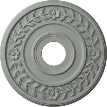 Ekena Millwork 16 1/4"OD x 3 5/8"ID x 1"P Wreath Ceiling Medallion (Fits Canopies up to 5 1/2")