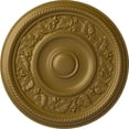 thumbnail image 1 of Ekena Millwork 16 1/8"OD x 3/4"P Tyrone Ceiling Medallion (Fits Canopies up to 6 3/4"), Hand-Painted Gold, 1 of 6