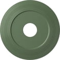 thumbnail image 1 of Ekena Millwork 16 1/8"OD x 3 5/8"ID x 1"P Adonis Ceiling Medallion (Fits Canopies up to 10 1/4"), Hand-Painted Athenian Green, 1 of 6