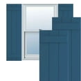thumbnail image 1 of Ekena Millwork 16 1/8"W x 72"H True Fit PVC Three Board Joined Board-n-Batten Shutters, Sojourn Blue (Per Pair - Hardware Not Included), 1 of 9
