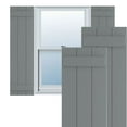 thumbnail image 1 of Ekena Millwork 16 1/8"W x 74"H True Fit PVC Three Board Joined Board-n-Batten Shutters, Ocean Swell (Per Pair - Hardware Not Included), 1 of 9