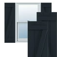 thumbnail image 1 of Ekena Millwork 16 1/8"W x 77"H True Fit PVC Three Board Joined Board-n-Batten Shutters w/Z-Bar, Starless Night Blue (Per Pair - Hardware Not Included), 1 of 8