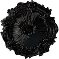 thumbnail image 1 of Ekena Millwork 16 3/4"OD x 1 3/8"P Plymouth Ceiling Medallion (Fits Canopies up to 1 5/8"), Hand-Painted Black Pearl, 1 of 6