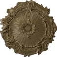 thumbnail image 1 of Ekena Millwork 16 3/4"OD x 1 3/8"P Plymouth Ceiling Medallion (Fits Canopies up to 1 5/8"), Hand-Painted Mississippi Mud, 1 of 6