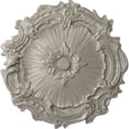 thumbnail image 1 of Ekena Millwork 16 3/4"OD x 1 3/8"P Plymouth Ceiling Medallion (Fits Canopies up to 1 5/8"), Hand-Painted Pearl White, 1 of 6