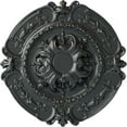 thumbnail image 1 of Ekena Millwork 16 3/8"OD x 1 3/4"P Southampton Ceiling Medallion (Fits Canopies up to 2 3/4"), Hand-Painted Pewter, 1 of 6