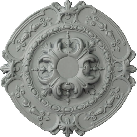 Ekena Millwork 16 3/8"OD x 1 3/4"P Southampton Ceiling Medallion (Fits Canopies up to 2 3/4")