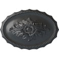 thumbnail image 1 of Ekena Millwork 16 7/8"W x 11 3/4"H x 1 1/2"P Oxford Ceiling Medallion, Hand-Painted Pewter, 1 of 5