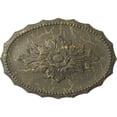 thumbnail image 1 of Ekena Millwork 16 7/8"W x 11 3/4"H x 1 1/2"P Oxford Ceiling Medallion, Hand-Painted Witch Hazel Crackle, 1 of 5