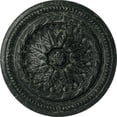 thumbnail image 1 of Ekena Millwork 16"OD x 2 1/4"P Wigan Ceiling Medallion, Hand-Painted Painted Turtle Crackle, 1 of 6